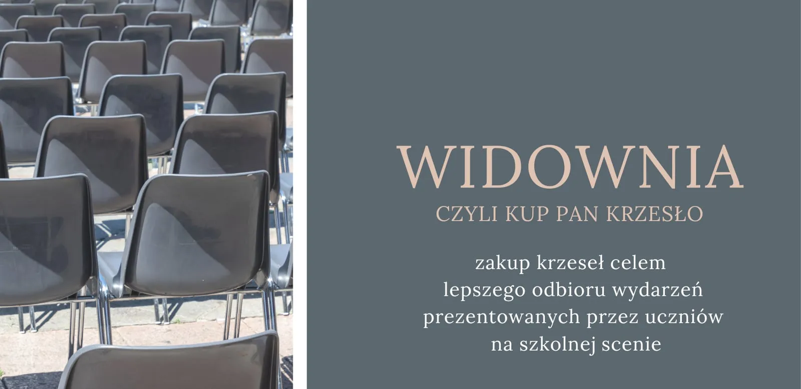 Kartka z balu: Widownia, czyli kup pan krzesło
